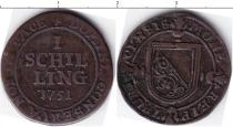 Продать Монеты Швейцария 1 шиллинг 1751 Медь