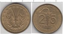 Продать Монеты Французская Африка 25 франков 1957 