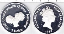 Продать Монеты Новая Зеландия 1 доллар 1989 Серебро