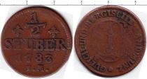 Продать Монеты Берг 1/2 стюбера 1784 Медь