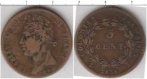 Продать Монеты Франция 5 сентим 1828 Медь