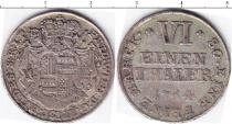 Продать Монеты Хильдесхайм 1/6 талера 1764 Серебро