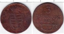 Продать Монеты Саксен-Кобург-Саалфелд 3 пфеннига 1825 Медь