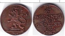 Продать Монеты Рейсс-Оберграйц 1/2 пфеннига 1787 Медь