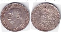 Продать Монеты Анхальт-Дессау 3 марки 1911 Серебро