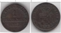 Продать Монеты Ольденбург 1 грош 1858 Серебро