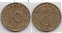 Продать Монеты Третий Рейх 10 пфеннигов 1939 Бронза