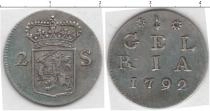 Продать Монеты Нидерланды 2 стивера 1792 Серебро
