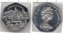 Продать Монеты Остров Мэн 50 1981 Медно-никель