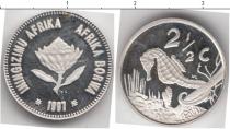 Продать Монеты ЮАР 2 1/2 цента 1997 Серебро