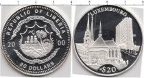 Продать Монеты Либерия 20 долларов 2000 Серебро