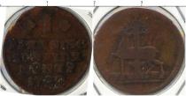 Продать Монеты Штольберг 1 пфенниг 1722 Медь