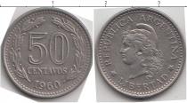 Продать Монеты Аргентина 50 сентесим 1960 Медно-никель