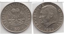 Продать Монеты Гаити 50 сентим 1985 Медно-никель