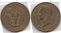 Продать Монеты Западно-Африканский Союз 10 франков 1956 Медно-никель