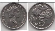 Продать Монеты Кокосовые острова 5 центов 1987 Медно-никель