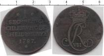 Продать Монеты Шлезвиг-Гольштейн 1 сешлинг 1787 Медь