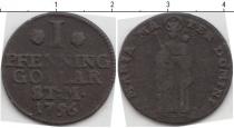 Продать Монеты Гослар 1 пфенниг 1760 Медь