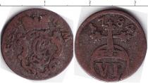 Продать Монеты Шварцбург-Рудольфштадт 6 пфеннигов 1784 