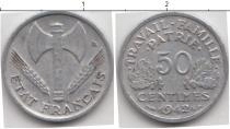Продать Монеты Франция 50 сантим 1942 Алюминий
