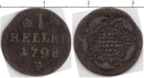 Продать Монеты Липпе-Детмольд 1 геллер 1828 Медь