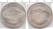 Продать Монеты Андорра 20 динерс 1988 Серебро