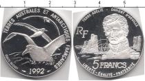 Продать Монеты Антарктика 5 франков 1992 Серебро