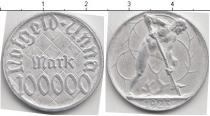 Продать Монеты Вестфалия 100000 марок 1923 Алюминий