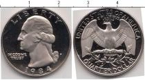 Продать Монеты США 25 центов 1984 Медно-никель