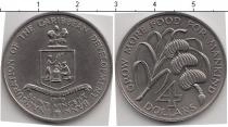 Продать Монеты Доминиканская республика 4 доллара 1970 Медно-никель