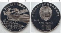 Продать Монеты Южная Корея 1 вон 2002 Алюминий