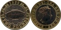 Продать Подарочные монеты Великобритания Регби 1999 Биметалл