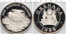 Продать Подарочные монеты Гренада Голубь 1988 Серебро