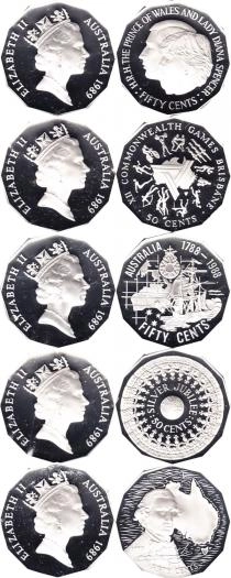 Продать Подарочные монеты Австралия МастерПис 1989 Серебро