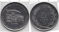 Продать Монеты Турция 2 1/2 лира 1970 Медно-никель