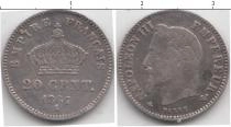Продать Монеты Франция 20 сантим 1867 Серебро