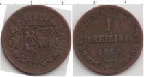 Продать Монеты Шварцбург-Рудольфштадт 1 дрейлинг 1850 Медь