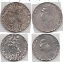 Продать Монеты Чехословакия 50 и 100 крон 1949 Серебро