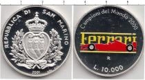 Продать Монеты Сан-Марино 10000 лир 2001 Серебро