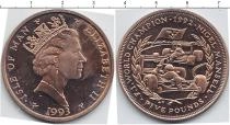 Продать Монеты Остров Мэн 5 фунтов 1993 