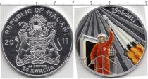Продать Монеты Малави 50 квач 2011 Серебро