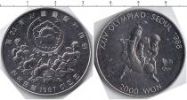 Продать Монеты Корея 2000 вон 1987 Медно-никель