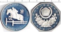 Продать Монеты Корея 10000 вон 1988 Серебро