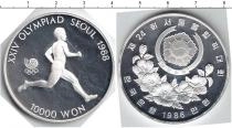 Продать Монеты Корея 10000 вон 1986 Серебро