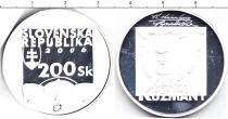 Продать Монеты Словения 200 крон 2006 Серебро