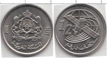 Продать Монеты Марокко 1/2 дирхама 2002 Медно-никель