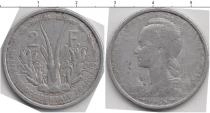 Продать Монеты КФА 2 франка 1955 Алюминий