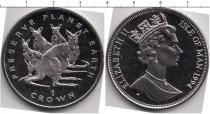 Продать Монеты Остров Мэн 1 крона 1994 Медно-никель