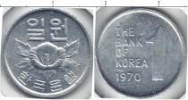 Продать Монеты Корея 1 мун 1970 Алюминий