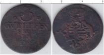 Продать Монеты Саксен-Веймар-Эйзенах 3 пфеннига 1758 Медь